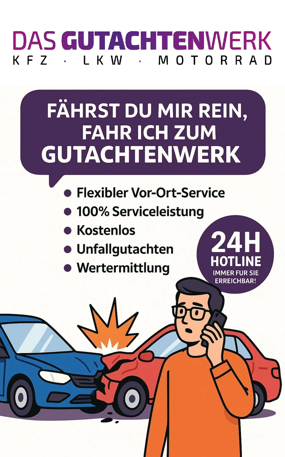 DAS GUTACHTENWERK | Kfz-Gutachten, Kfz-Unfallgutachten & Kfz-Schadengutachten