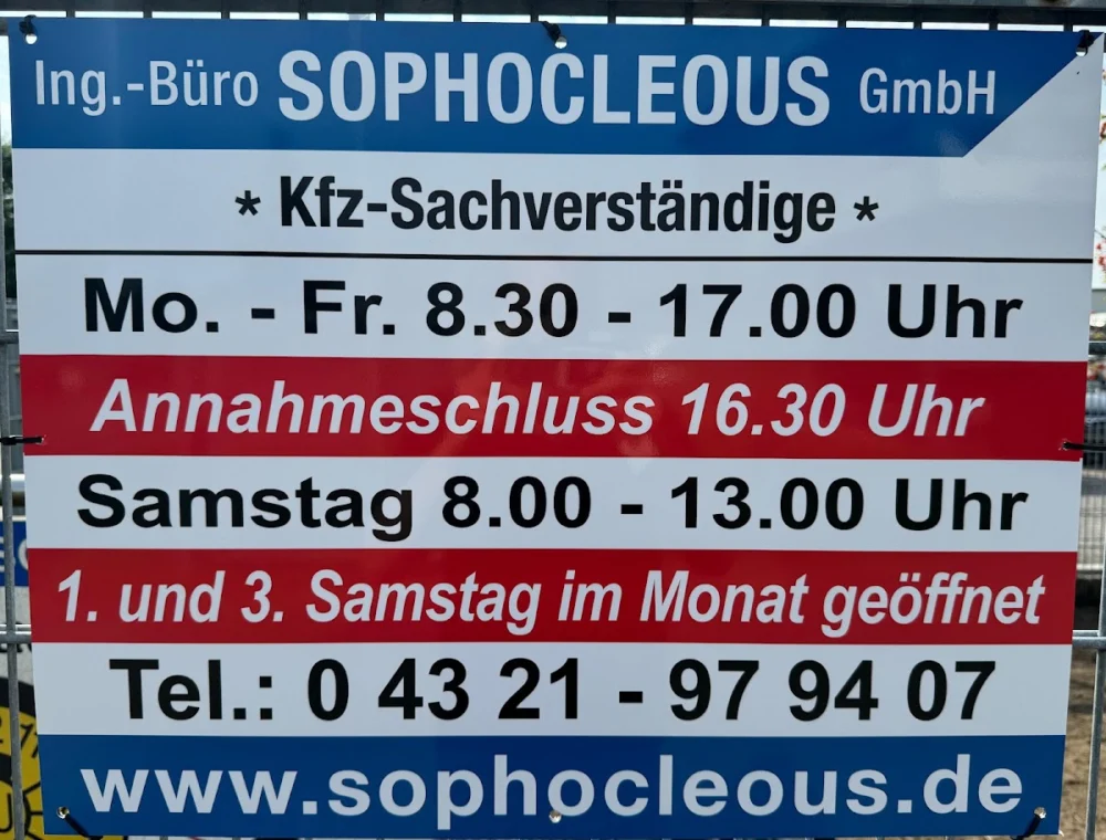Ing.-Büro Sophocleous GmbH - KFZ-Sachverständige