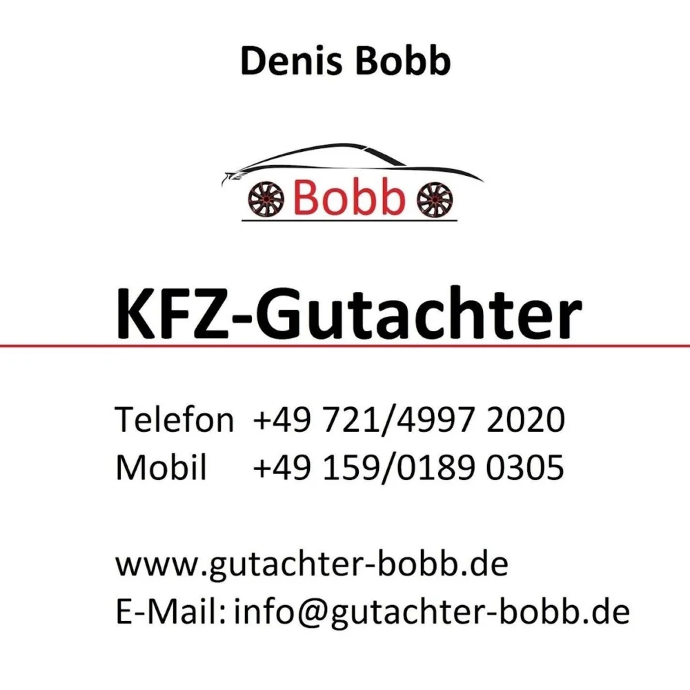 Kfz-Gutachter Bobb | Kfz-Sachverständigenbüro Bruchsal
