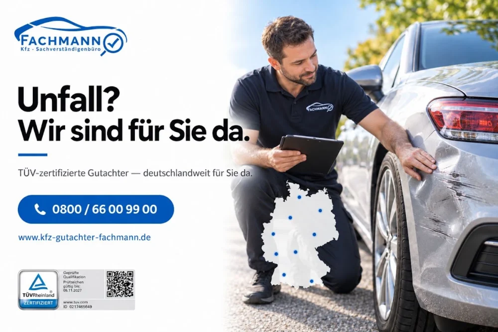 Kfz Gutachter FACHMANN Stuttgart-TÜV-zertifiziert