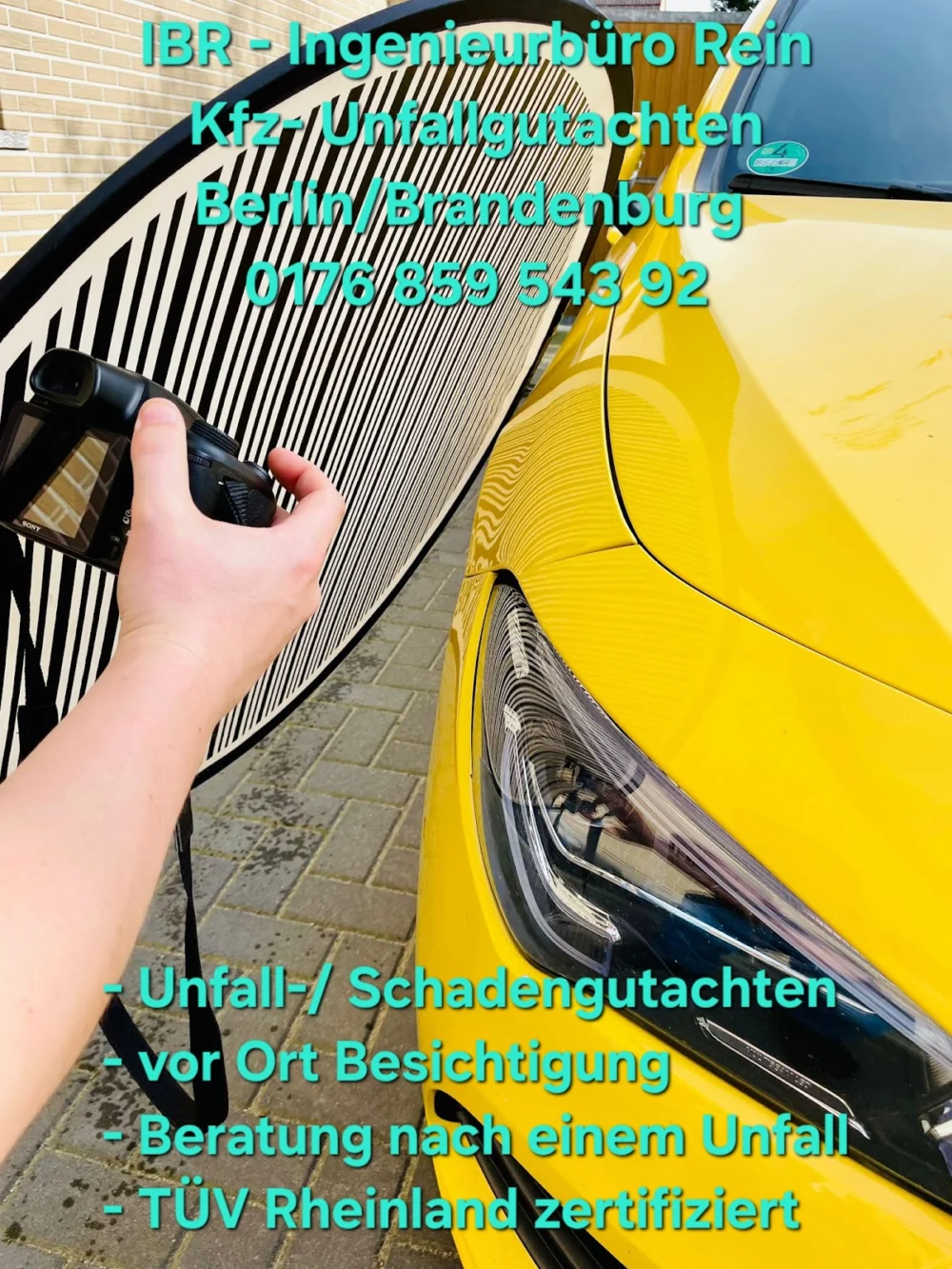 Kfz Gutachter Rein, Ingenieur- und Kfz Sachverständigenbüro, Berlin und Brandenburg, Оценщик Берлин Бранденбург