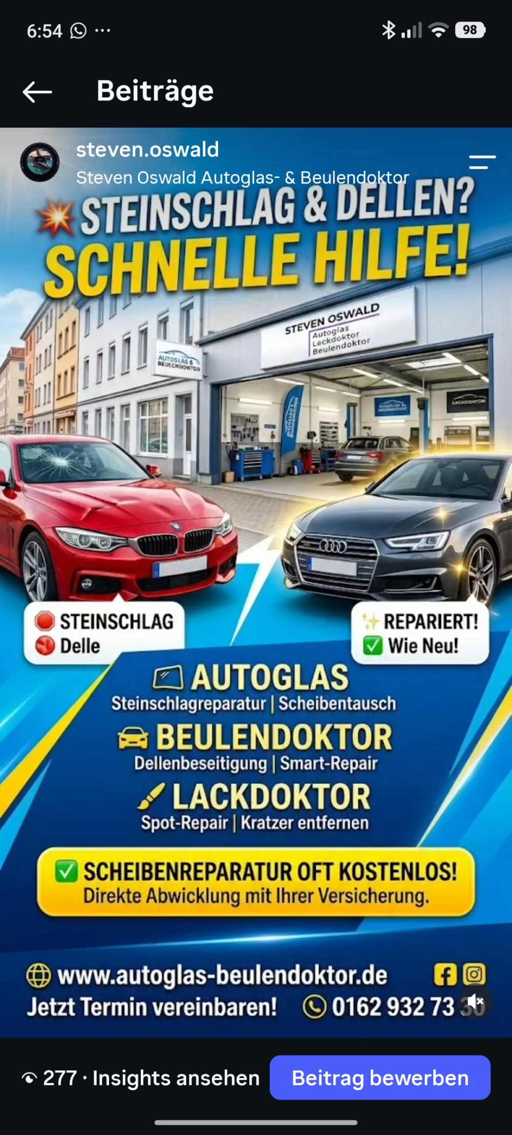 Steven Oswald Autoglas- & Beulendoktor